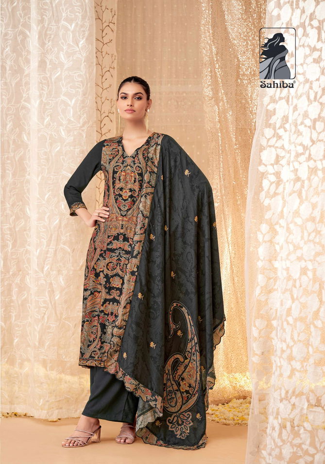 Perween By Sahiba Staple Twill Digital Printed Dress Material Wholesale Shop In Surat